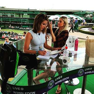 Makeup Artist in Training at Wimbledon