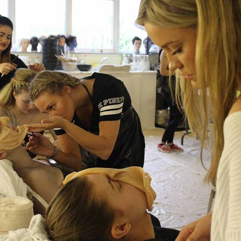 Application of Silcom Masks for Prosthetics Makeup