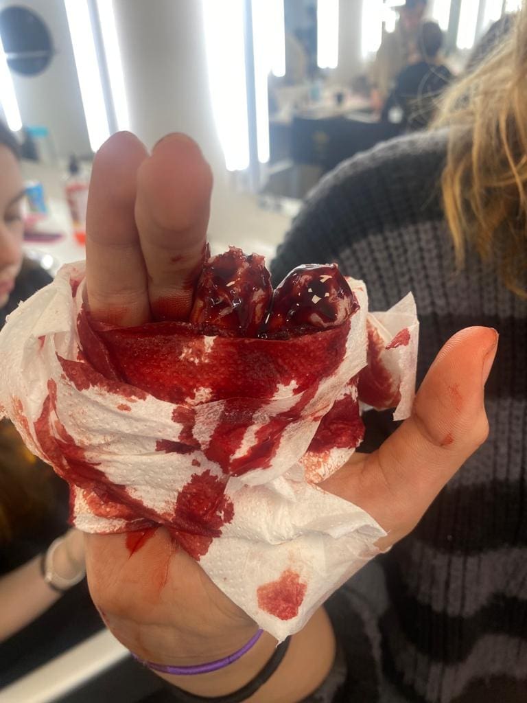 A full body special effects look