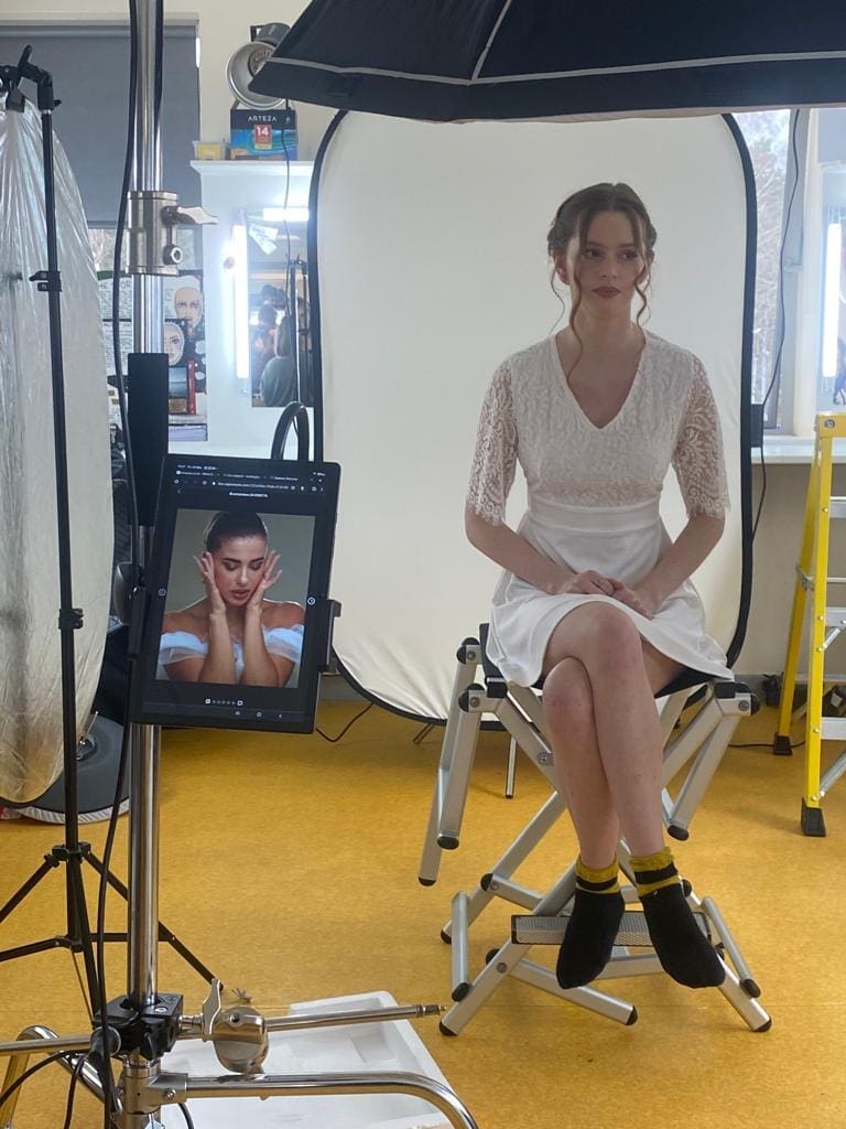 Re-training as a makeup artist