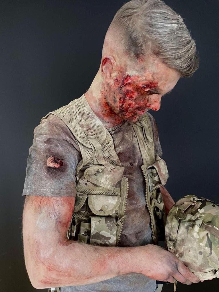Special effects makeup work