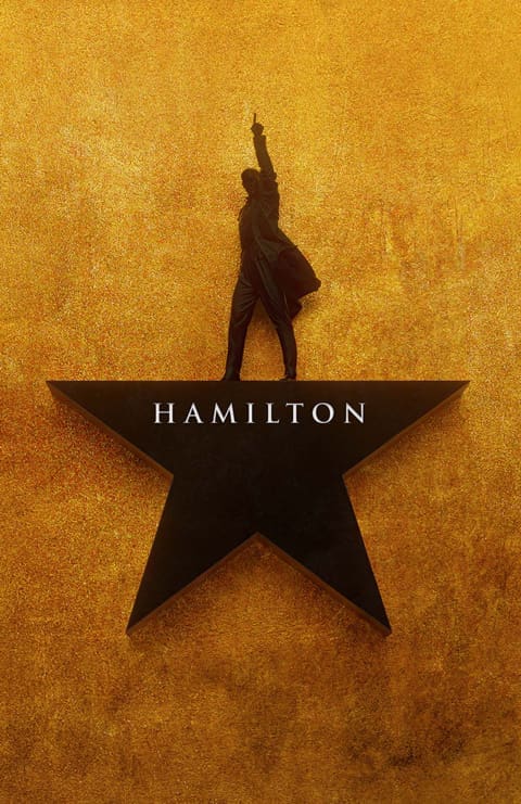 Hamilton An American Musical West End poster
