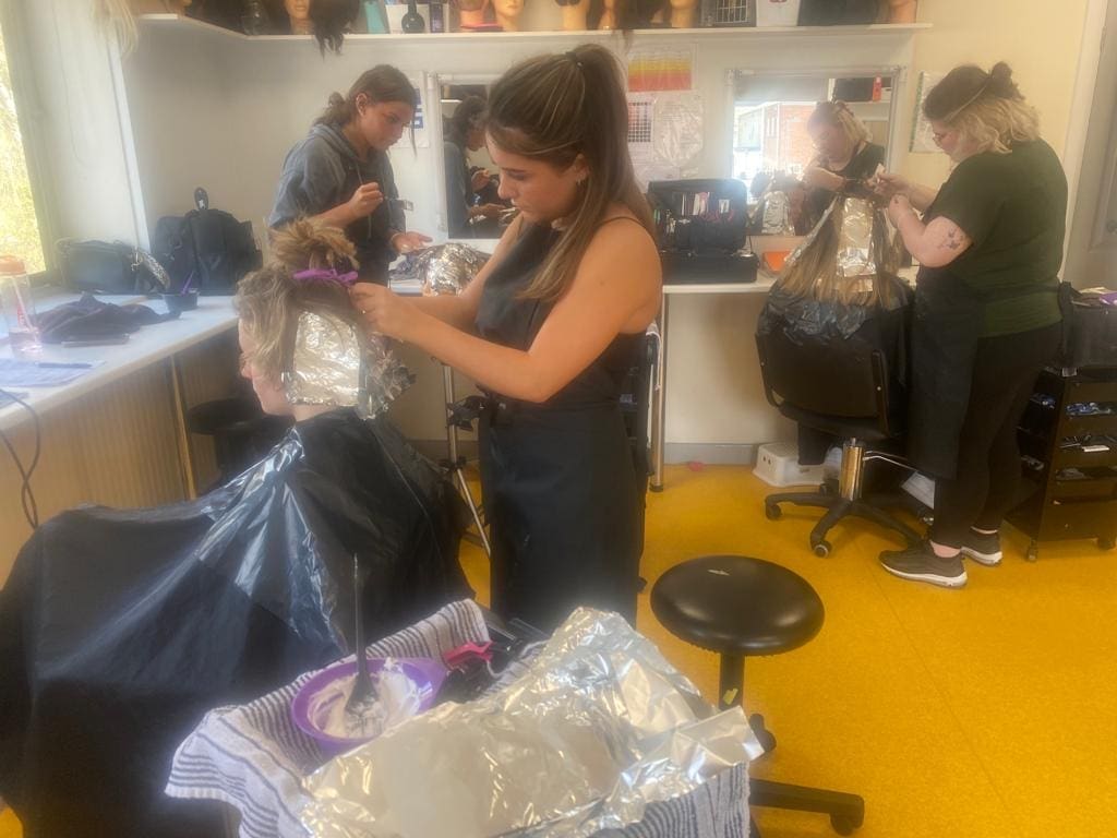 Hair Course highlighting