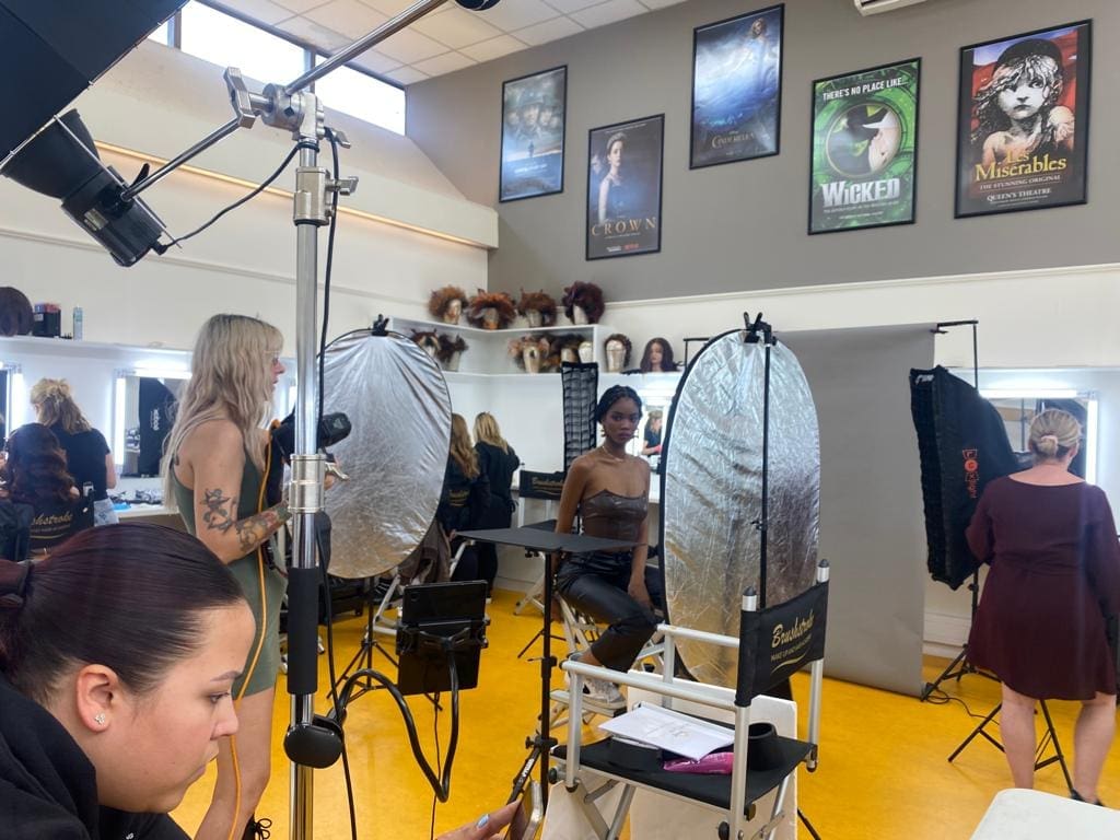 Photoshoot at Brushstroke Makeup Academy